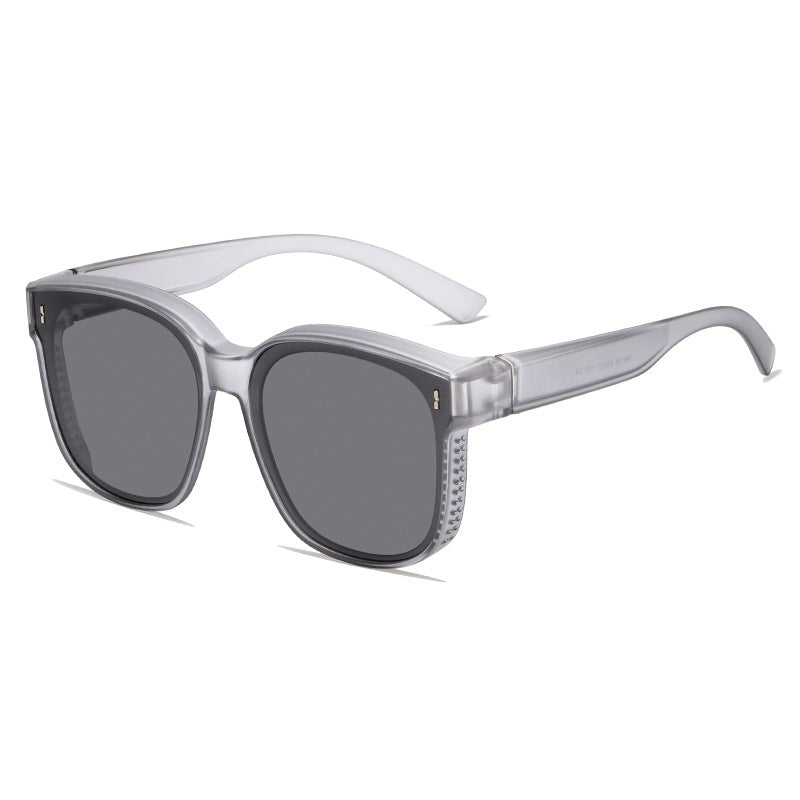 Women's fashionable square sunglasses with UV protection and comfortable temples Bowlift