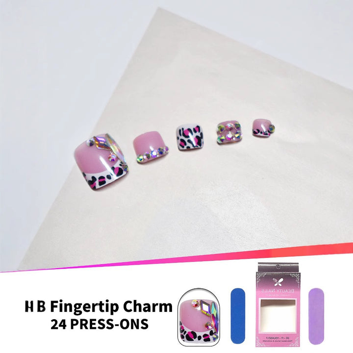 Fashionable Press-On Nail Set Bowlift