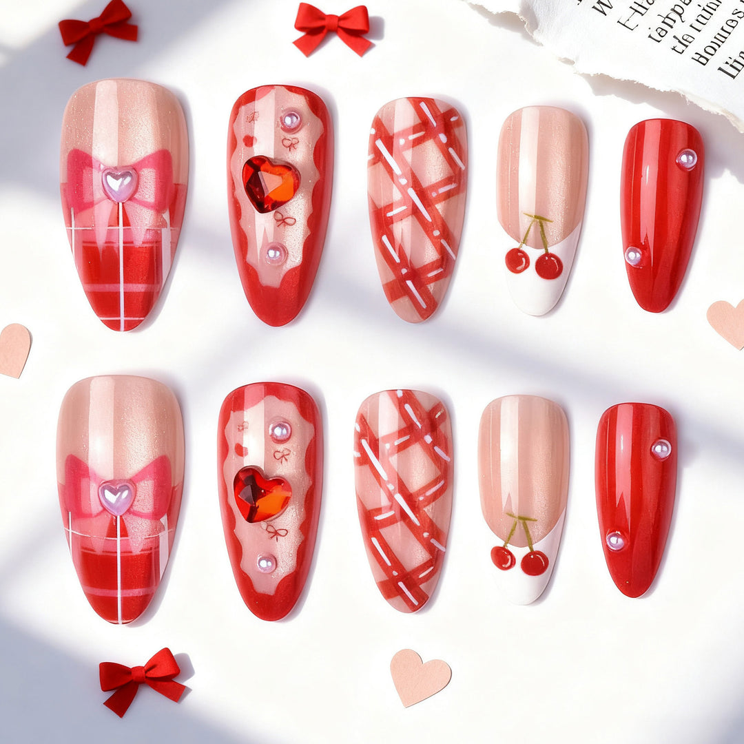 Playful Artificial Nail Set Bowlift