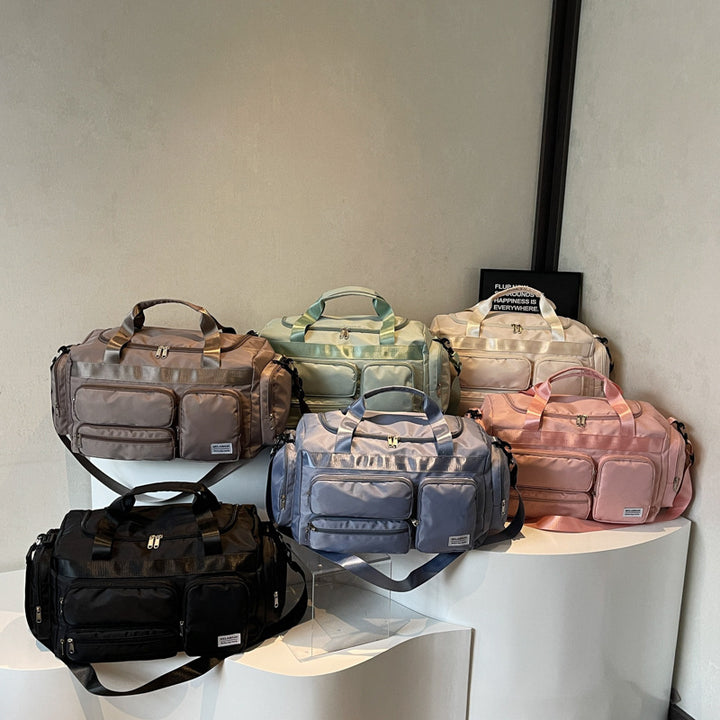 Multifunctional Travel Bag with Slanted Compartments Bowlift