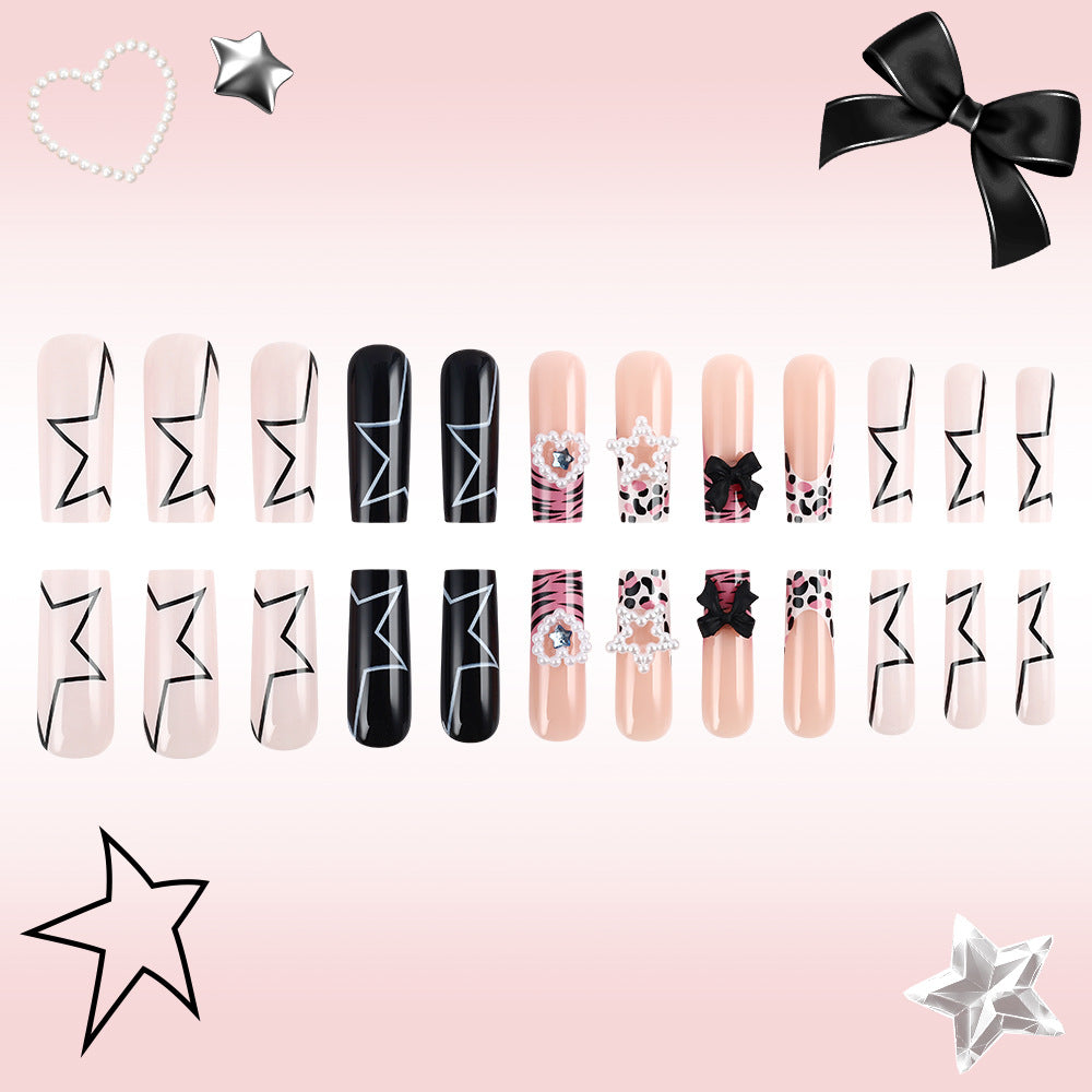 Artistic Themed Press-On Nails Bowlift