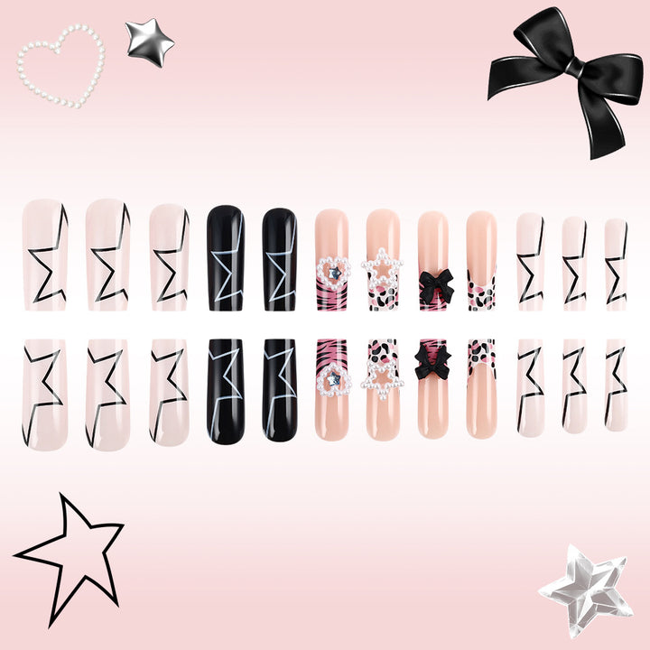 Artistic Themed Press-On Nails Bowlift