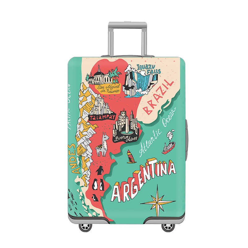 Cartoon Cat Design Hard Shell Luggage Bowlift