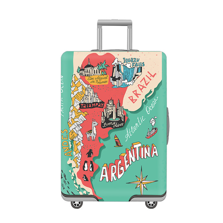 Cartoon Cat Design Hard Shell Luggage Bowlift