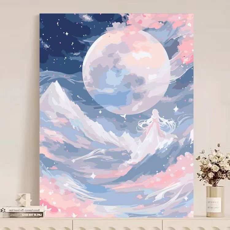 Abstract Mountain Landscape Canvas Art Bowlift
