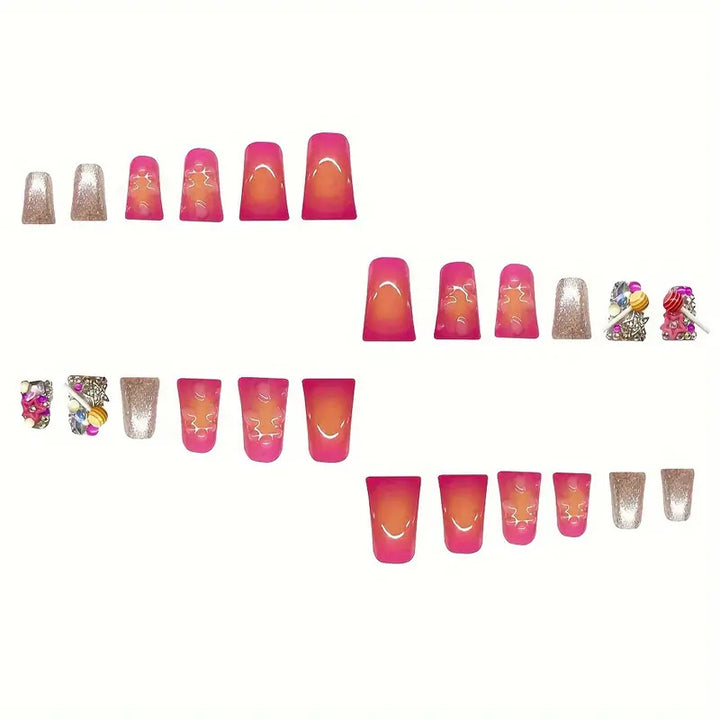 Artistic Glam Nail Extensions Bowlift