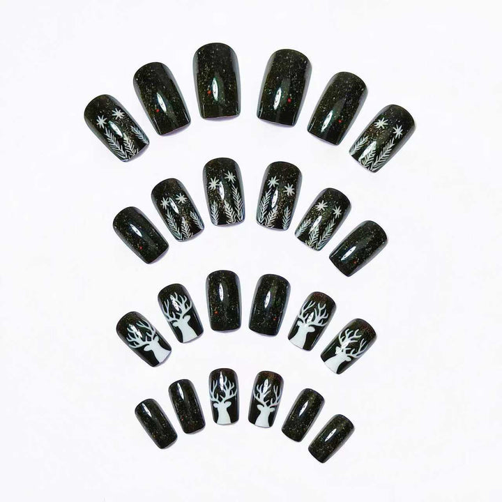Festive Winter-Themed Nail Art Bowlift