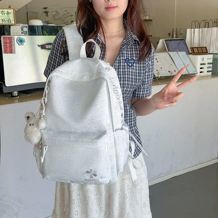 Casual Lightweight Cotton Backpack Bowlift