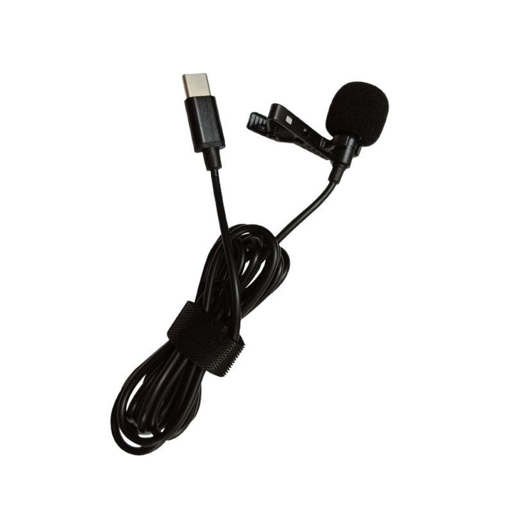 Lavalier microphone with flexible clip Bowlift