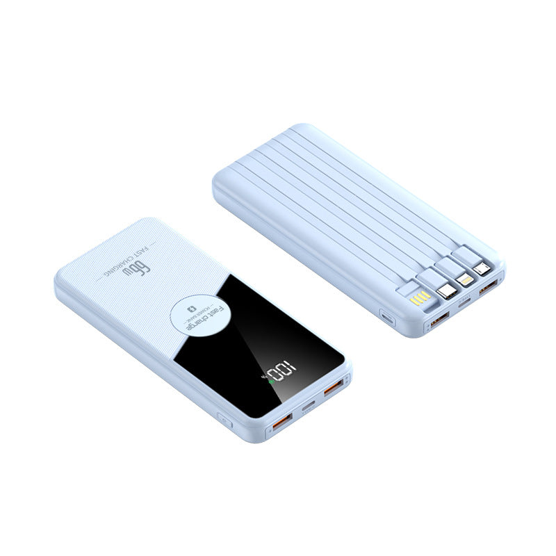 Powerbank with Integrated Digital Charging Display and Fast Charging Function Bowlift