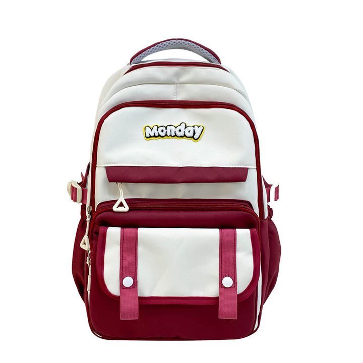 Cartoon Character Embroidered Backpack
