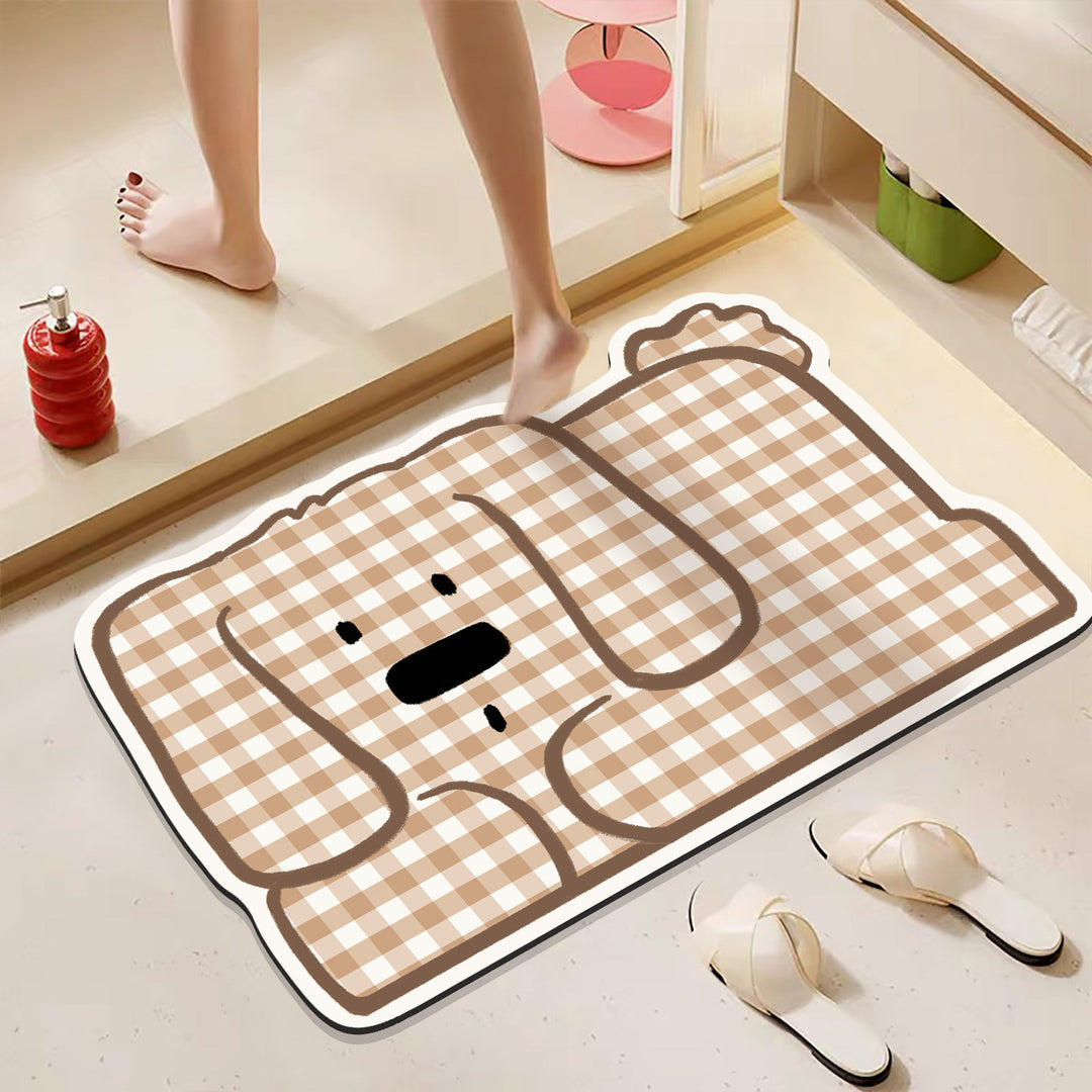 Playful Hamburger-Themed Bath Mat Bowlift