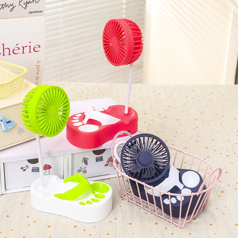 Ladies Portable Table Fan with Flexible Height Bowlift