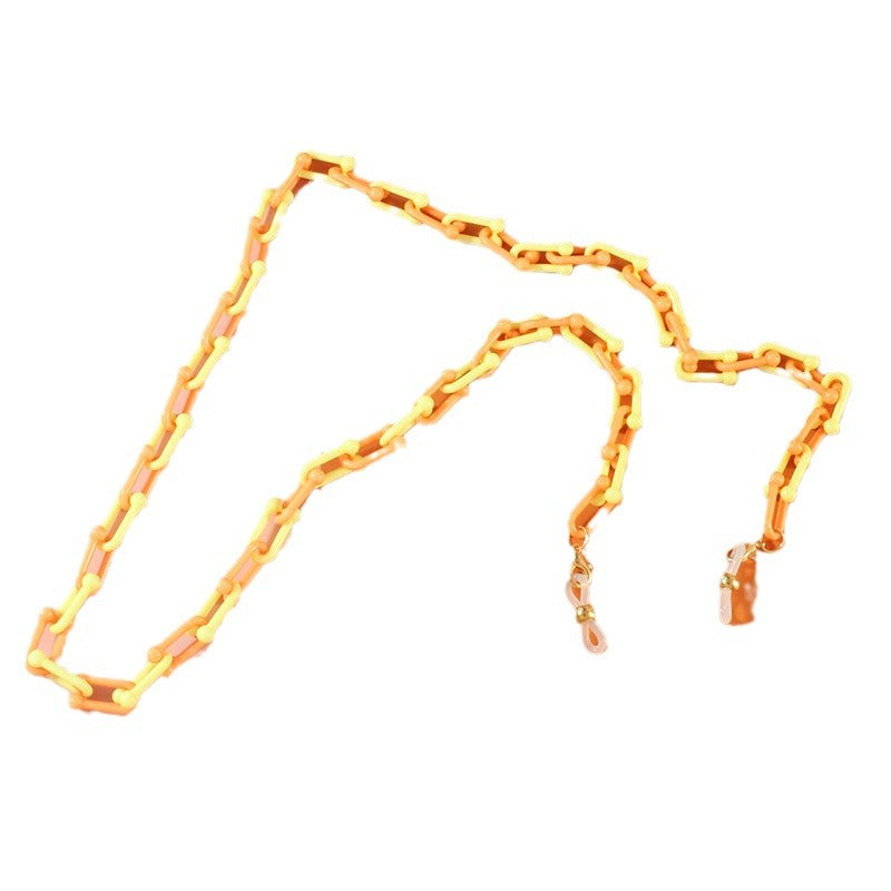 Fashionable Glasses Holder Chain Made of Acrylic Bowlift