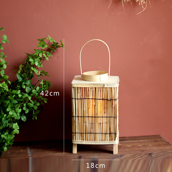 Stylish lantern made of natural materials Bowlift
