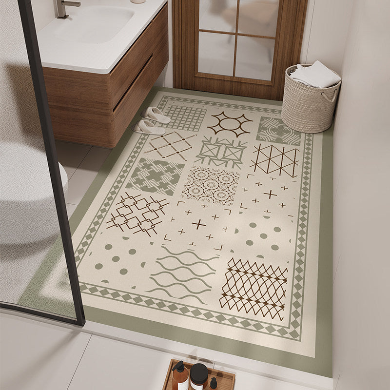 Decorative Geometric Area Mat