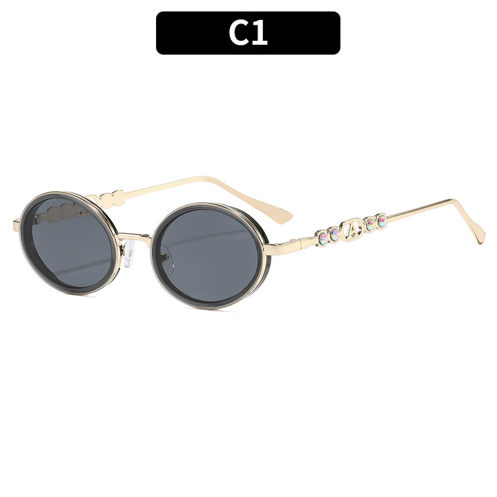 Round Frame Fashion Sunglasses