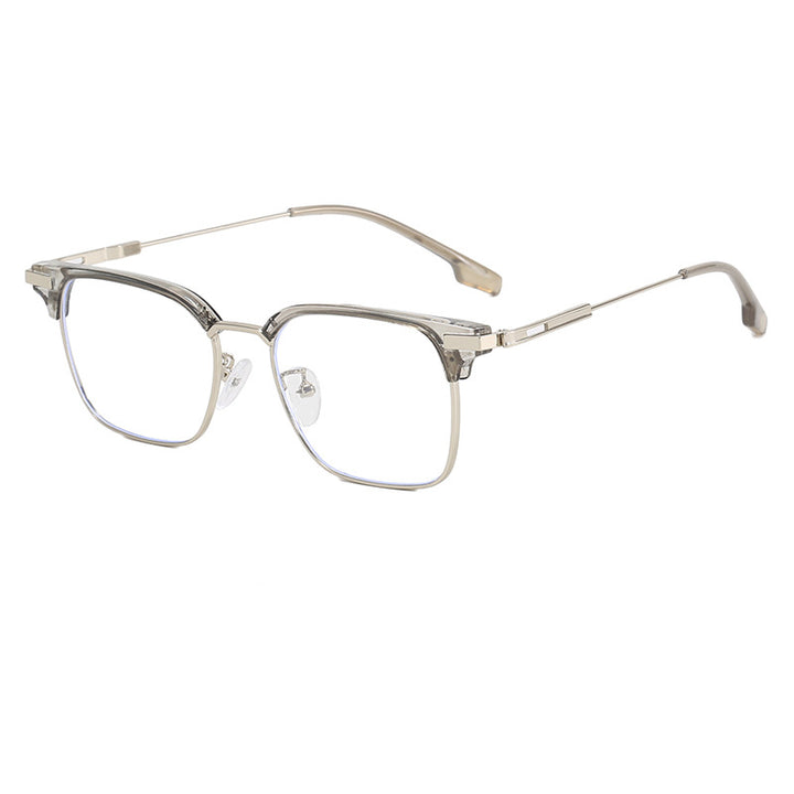 Women's square sunglasses with lightweight metal frame and wide temples Bowlift