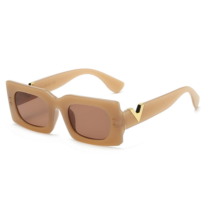 Women's oversized sunglasses with animal print Bowlift