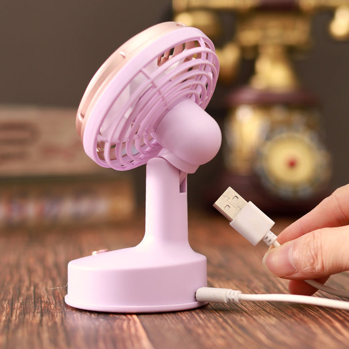 Unisex nan compact portable USB rechargeable mini desk fan with adjustable tilt Bowlift