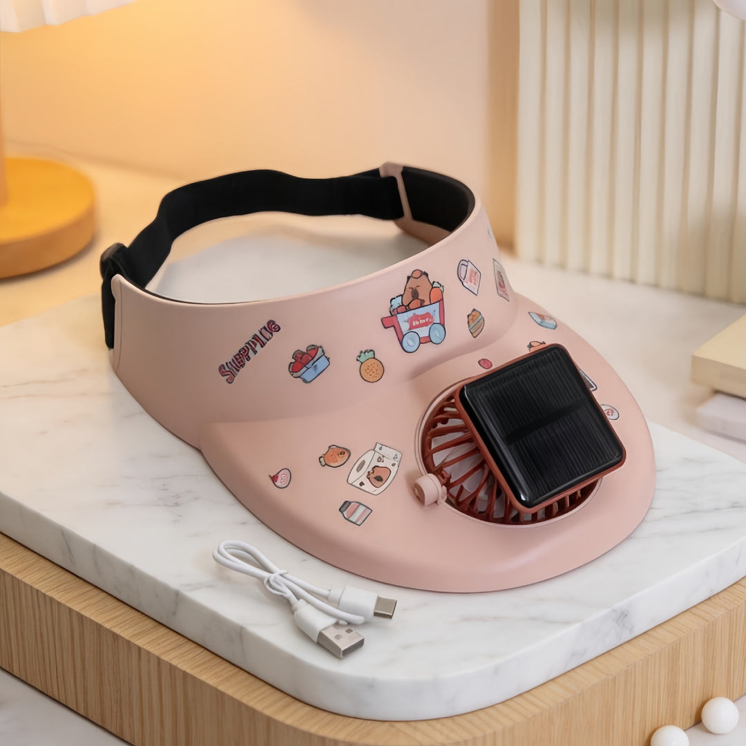 Ladies Comfortable Table Fan with Playful Design Bowlift