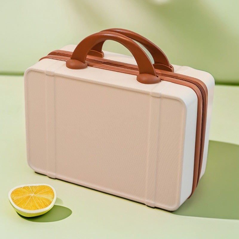compact hard-shell cosmetic and travel vanity case with dual top handles Bowlift