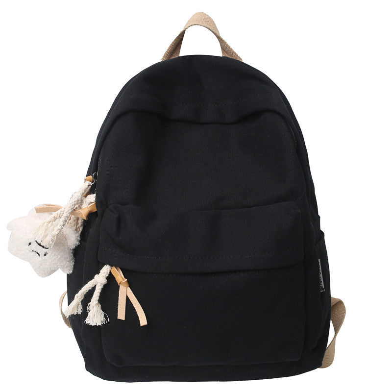 Casual Canvas School Backpack Bowlift