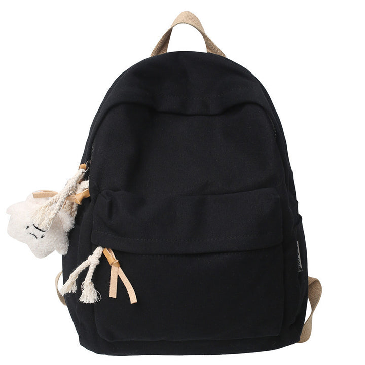 Casual Canvas School Backpack Bowlift
