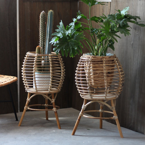 Handmade Rattan Stool Bowlift