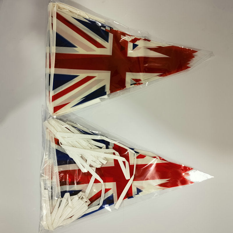 Unisex nan robust Outdoor Pennant String made of polyester with star field and pointed pendants Bowlift