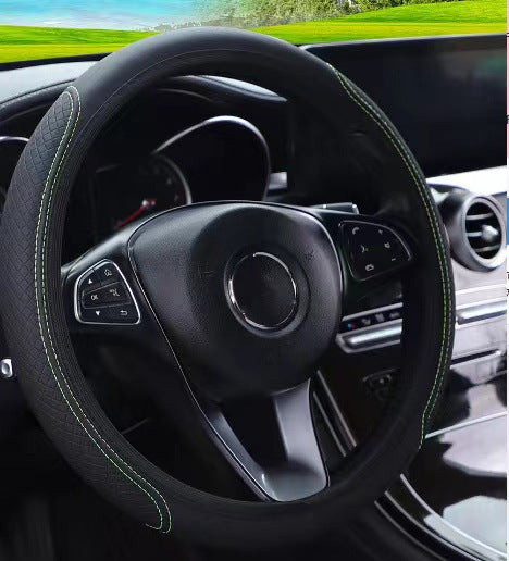 Unisex nan breathable non-slip textured steering wheel cover universal fit Bowlift