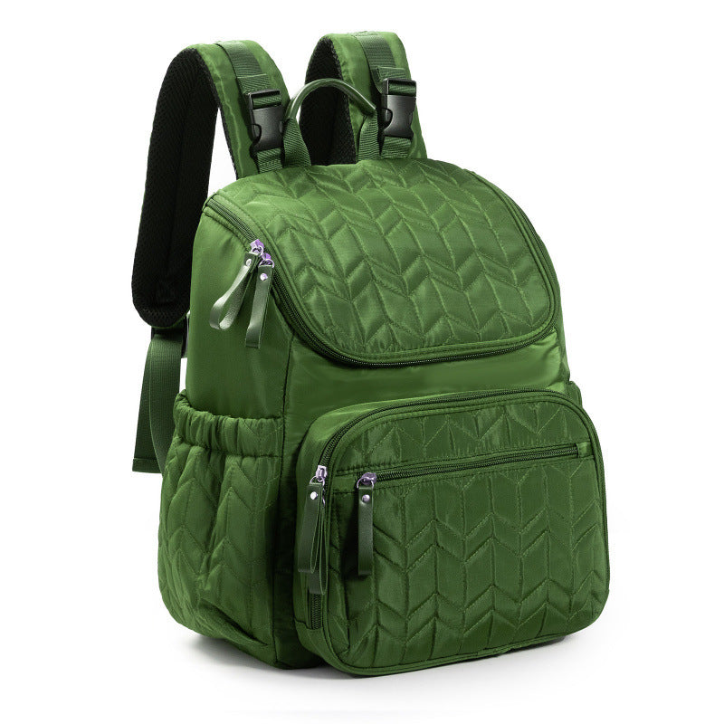 Quilted Multi-Pocket Backpack Bowlift
