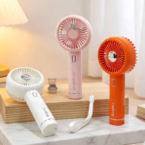 Portable USB Hand Fan with Ergonomic Design and Variable Speed Control Bowlift