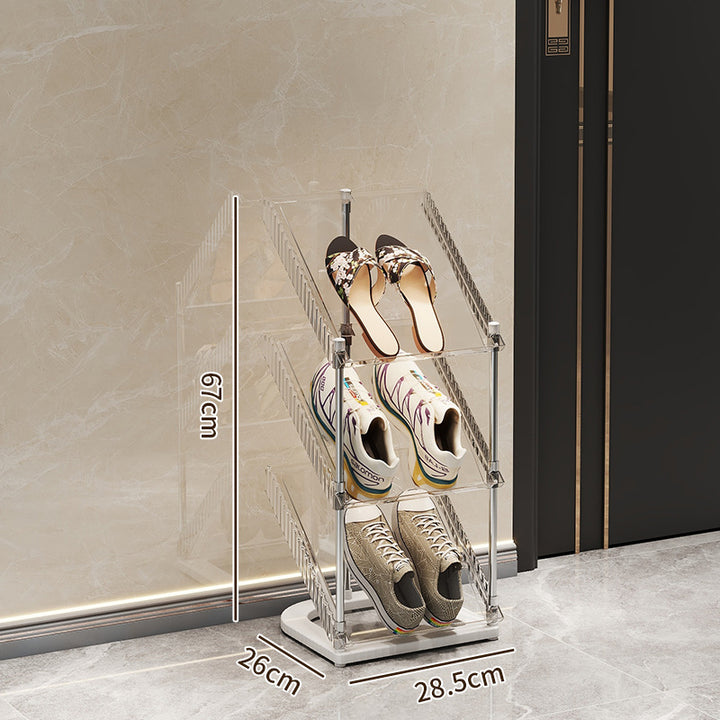 Shoe rack with transparent design Bowlift