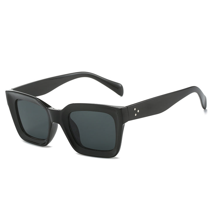 Ladies fashionable square sunglasses with elegant, wide frame Bowlift