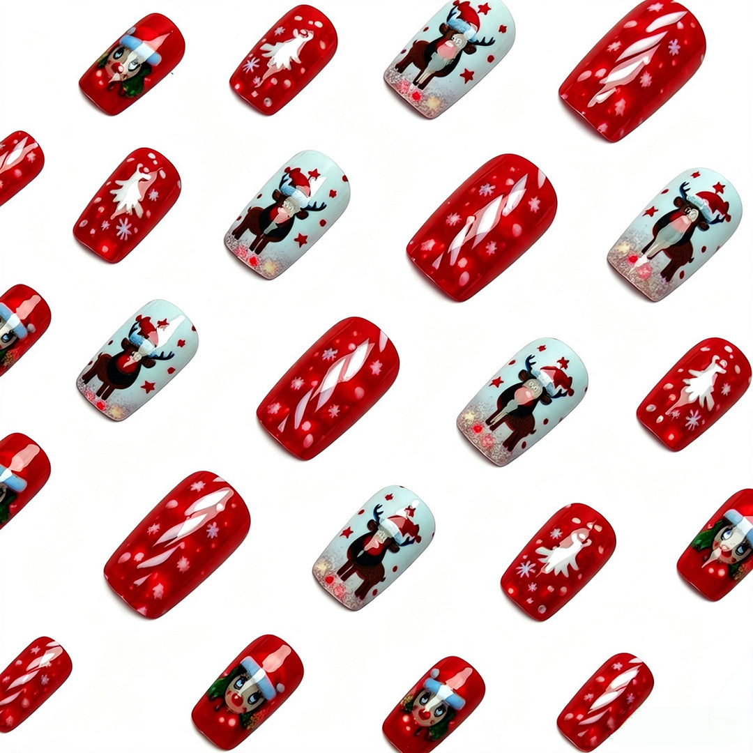 Creative Festive Character Nail Art Bowlift