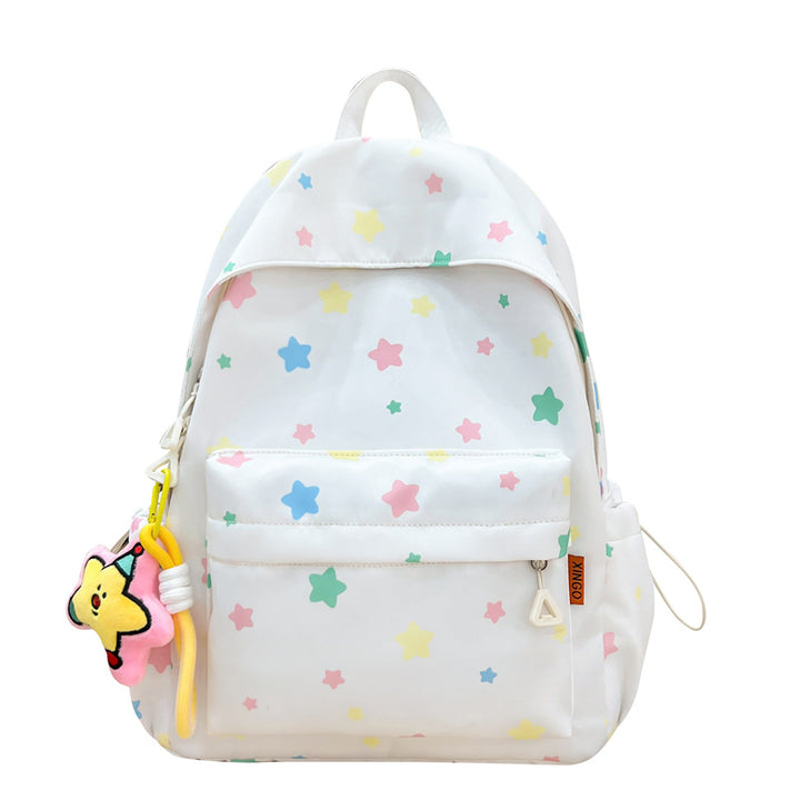 Playful Star Pattern Backpack