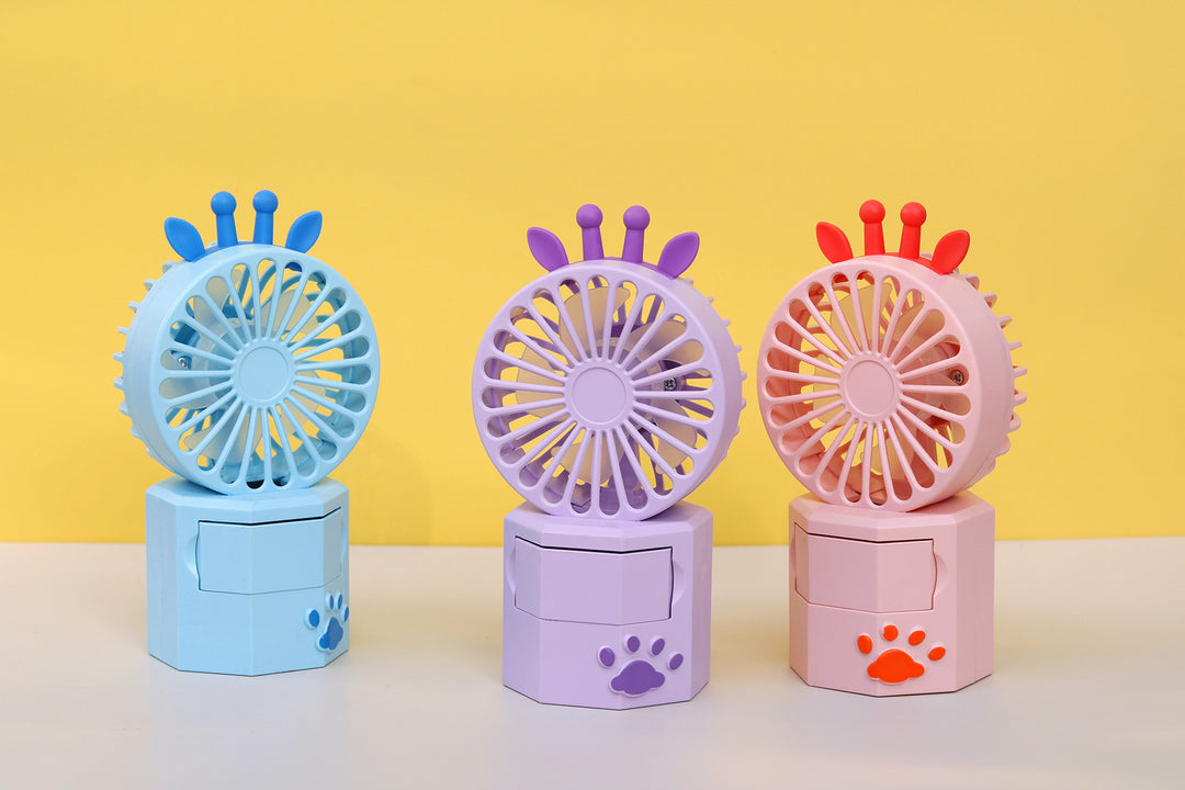 Unisex Portable Mini Fan with Animal Ears and USB Connection Bowlift