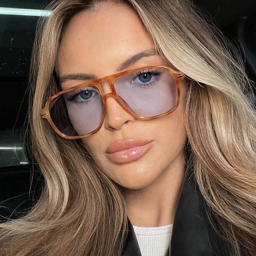 Women's oversized sunglasses with fashionable design and protective UV filter Bowlift