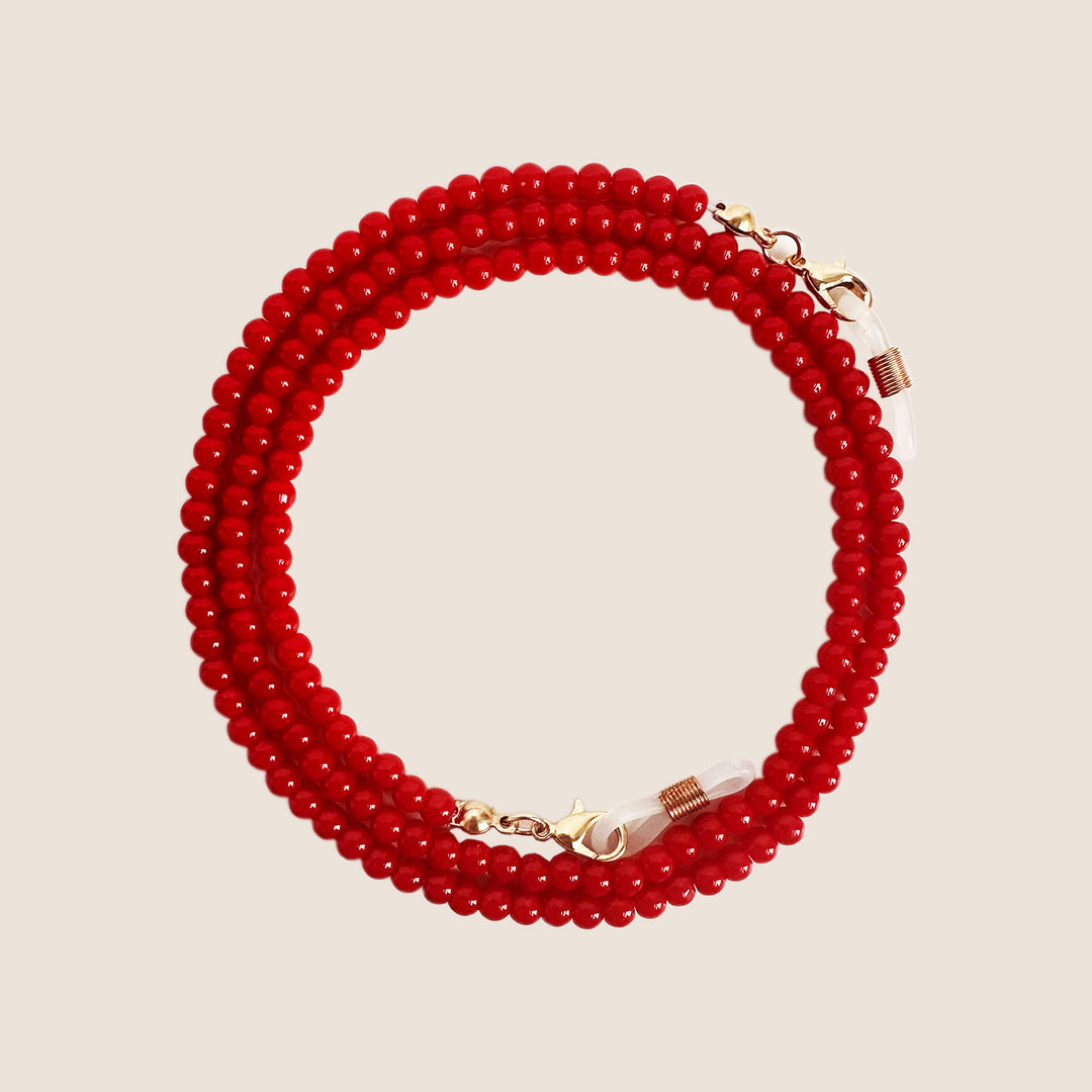 Beaded Stone Necklace Bowlift