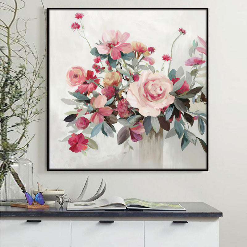 Floral Themed Canvas Wall Decoration