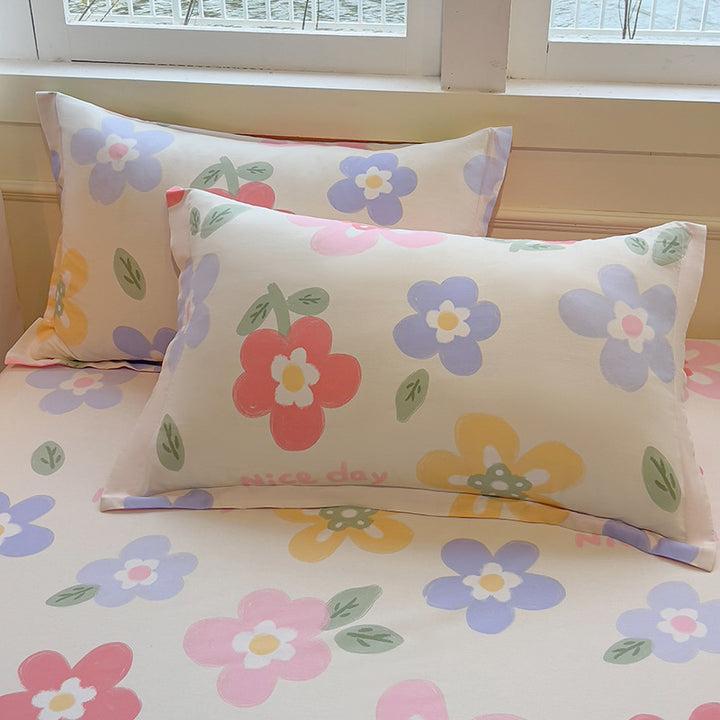 Cartoon-Themed Decorative Pillow Set