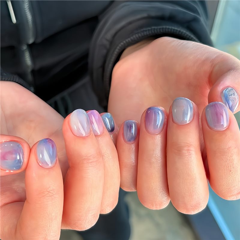 Artistic Ombre Nail Art Extensions Bowlift