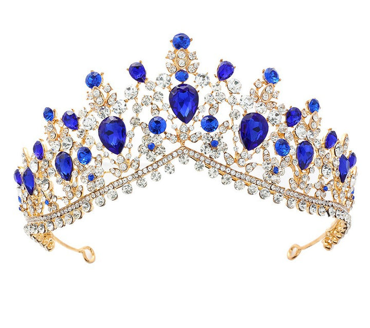 Women's Glamorous Tiara with Rhinestone and Crystal Embellishments Bowlift