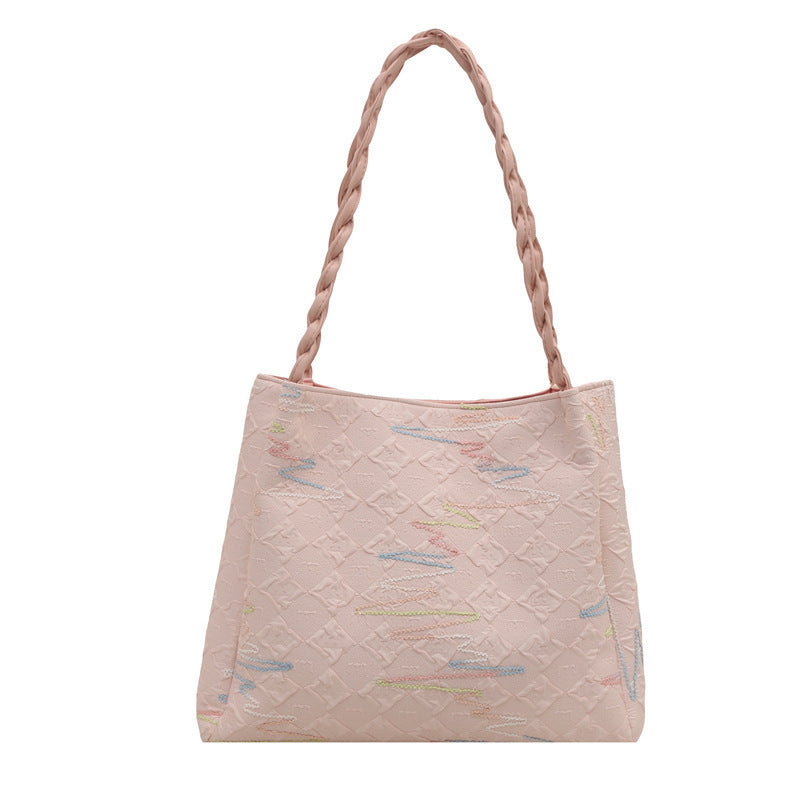 Quilted Decorative Shoulder Bag Bowlift