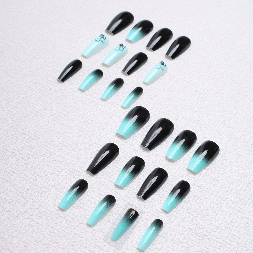 Elegant Gradient Press-On Nails Bowlift