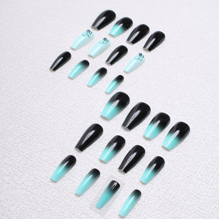 Elegant Gradient Press-On Nails Bowlift