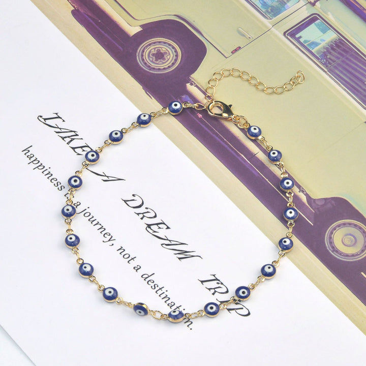 Colorful Beaded Ankle Bracelet Bowlift