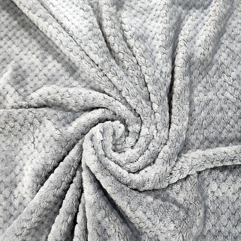 Women's cozy waffle texture blanket Bowlift