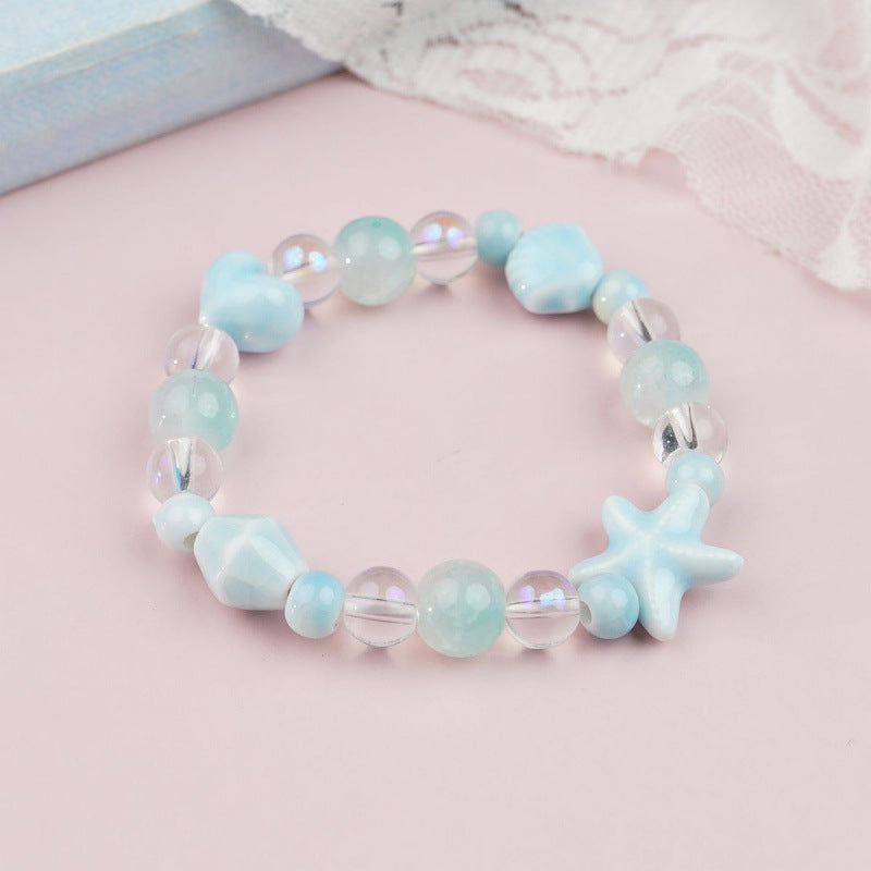 Heart-Shaped Beaded Bracelet Bowlift